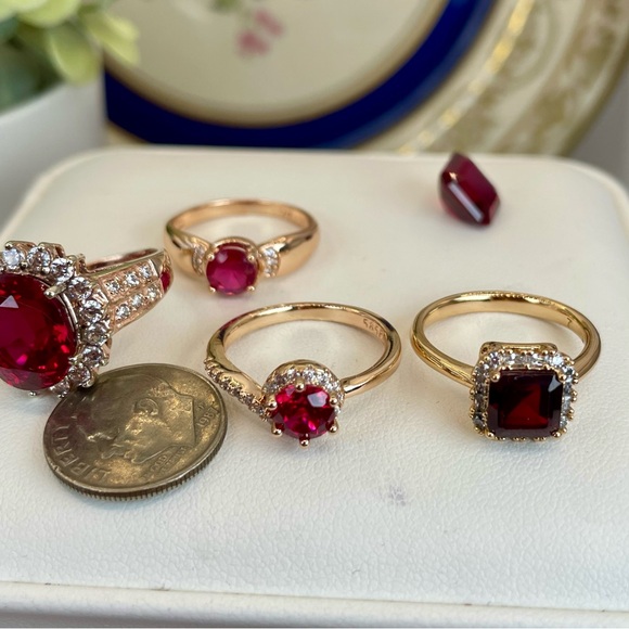 PRIVATE LISTING Ruby Rings - Picture 8 of 17